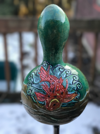 Picture of Koi Fish Lotus flower