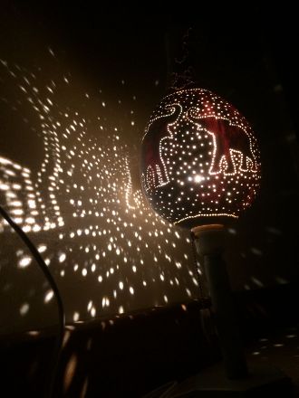 Picture of Elephants Trunks up